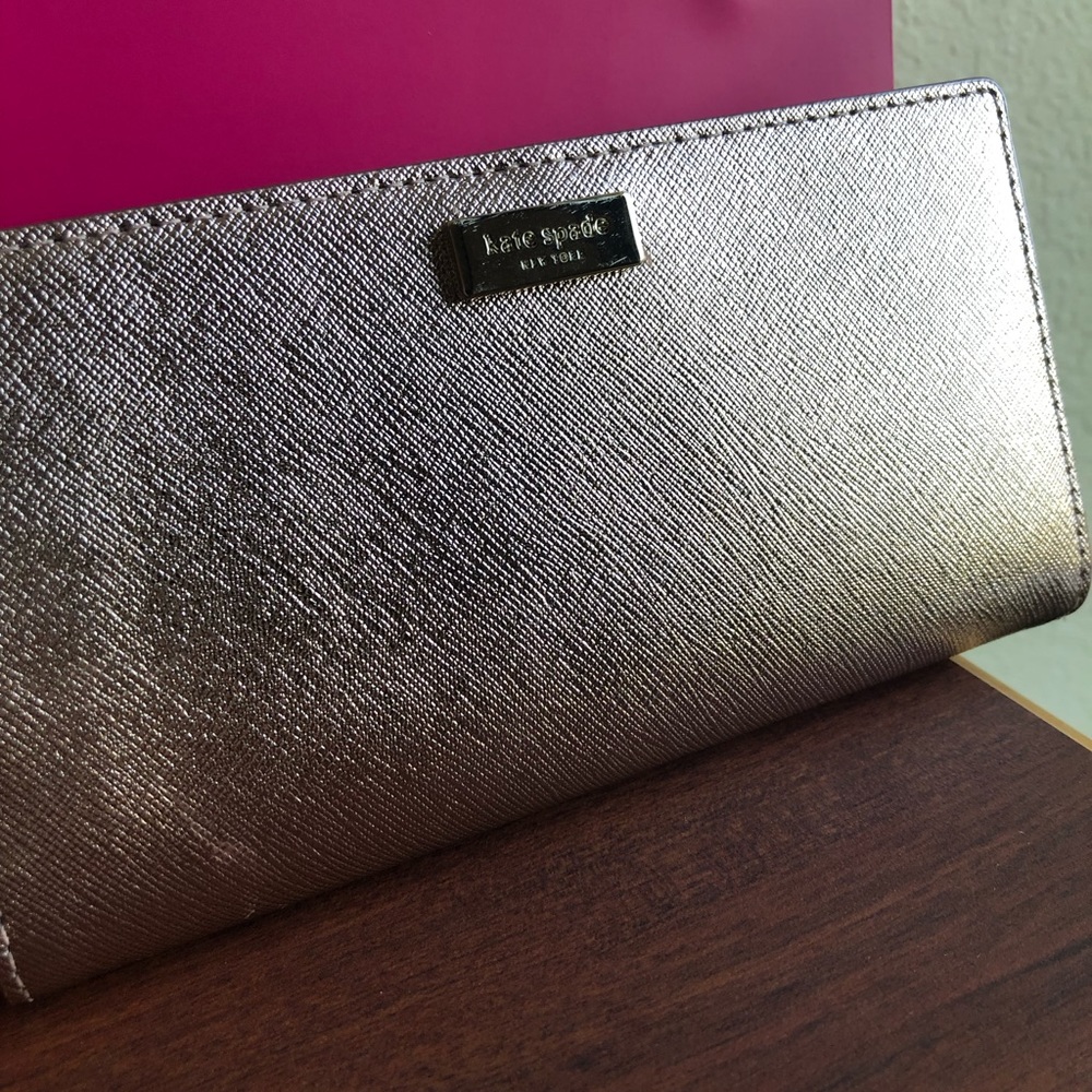 Kate Spade Laurel Way Rose Gold Wallet
